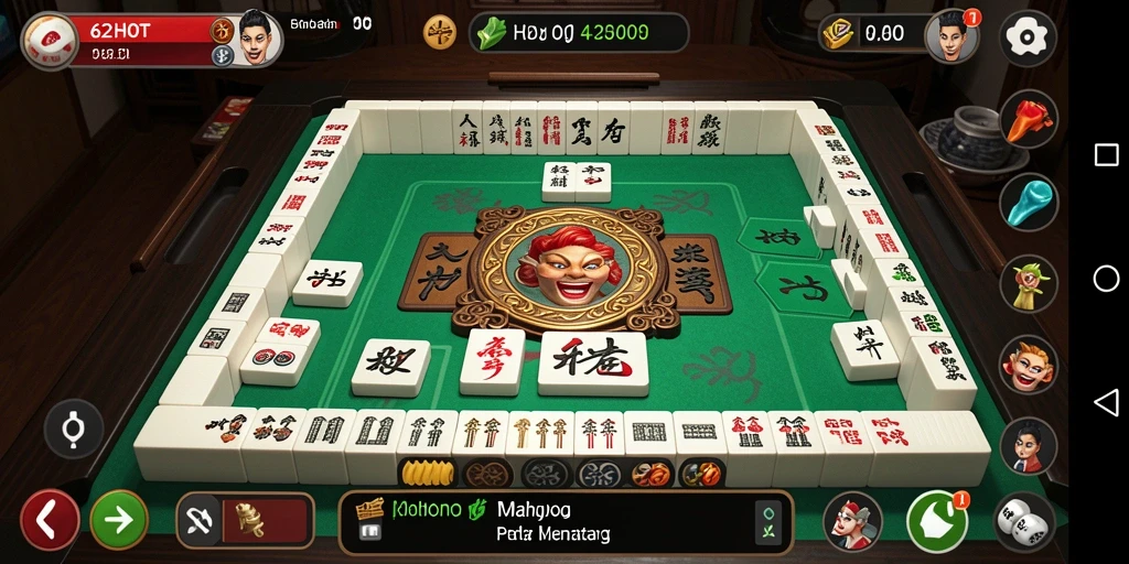 Tampilan gameplay 62HOT yang menarik dan menantang.