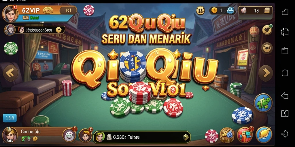 Tampilan gameplay seru di 62VIP QiuQiu.