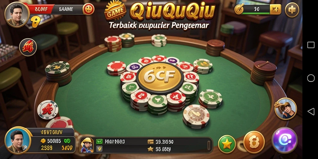 Screenshot gameplay QiuQiu yang seru dan menantang.