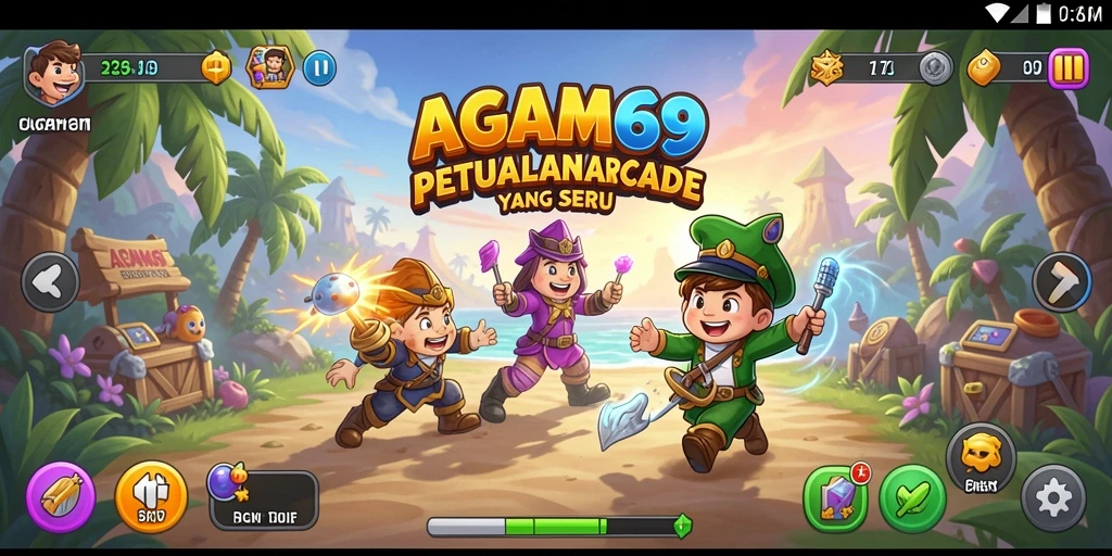 Screenshot AGAM69 menampilkan gameplay seru dengan berbagai level menantang.