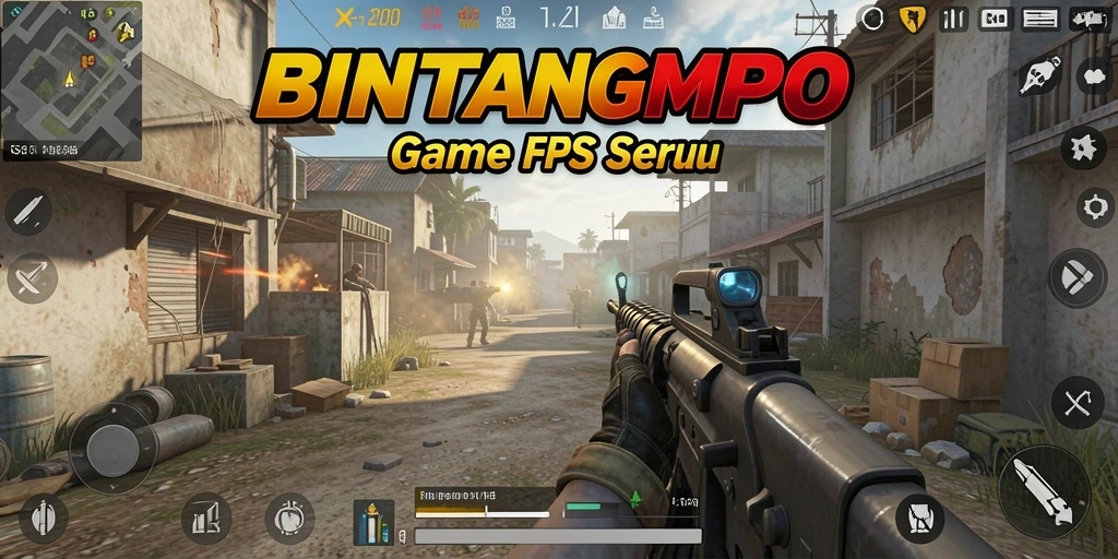Tampilan gameplay BINTANGMPO yang menegangkan dan penuh aksi.
