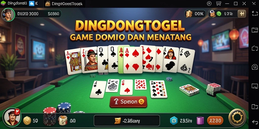 Tampilan gameplay DINGDONGTOGEL yang menarik dan seru.