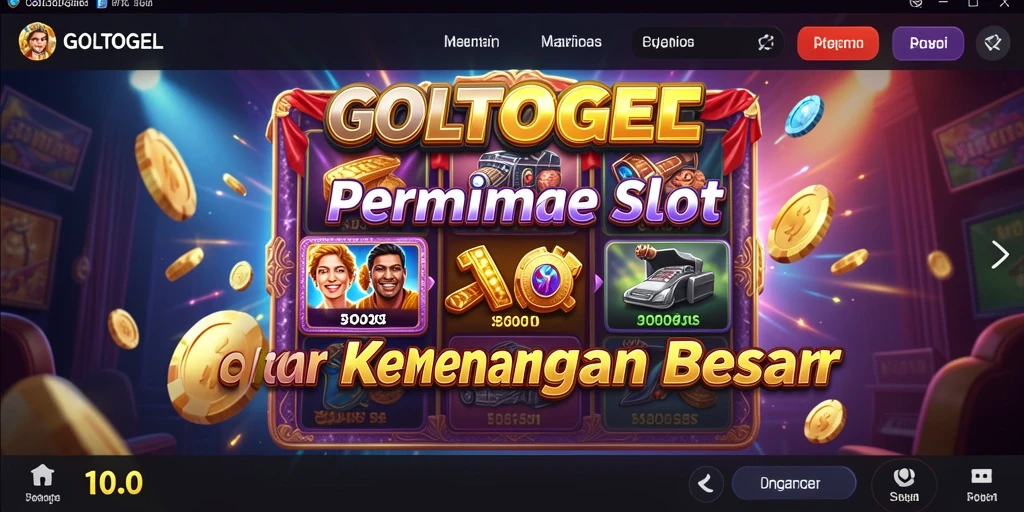 Tampilan menarik dari gameplay GOLTOGEL dengan fitur Slot yang menggembirakan.