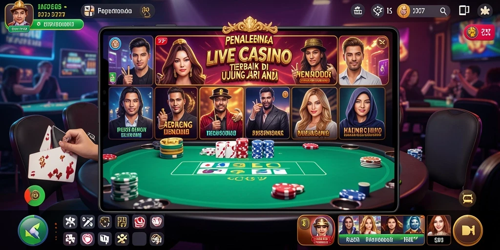 Tampilan gameplay L777 dengan dealer langsung yang profesional.