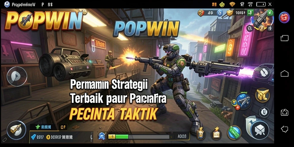 Tampilan menarik dalam gameplay POPWIN, penuh strategi dan taktik.