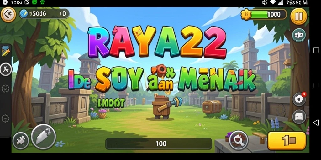 Tampilan screenshot RAYA22 dengan gameplay Idle yang menarik.
