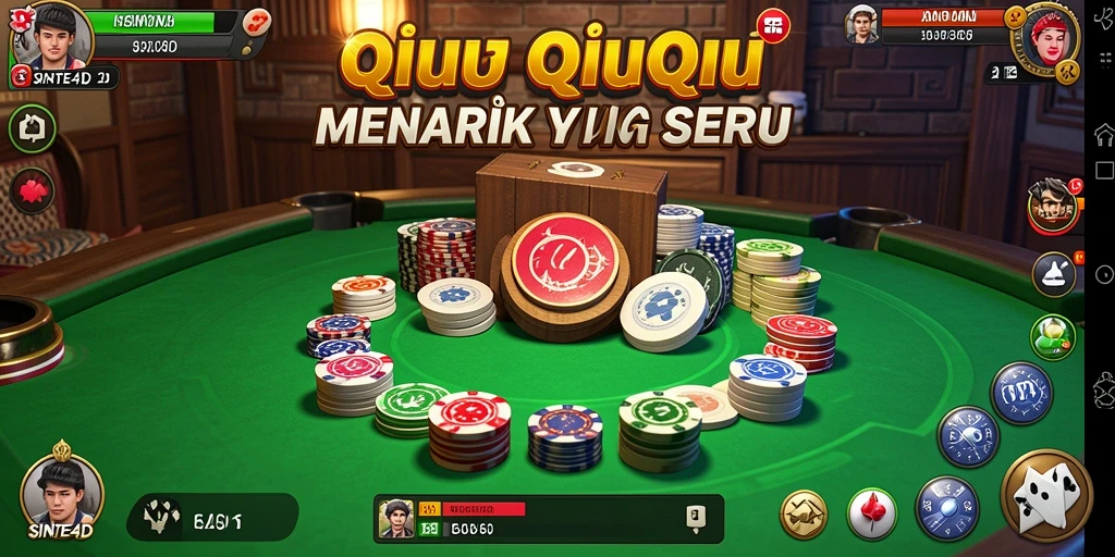 Tampilan gameplay QiuQiu yang menarik dan seru dalam SINTE4D.