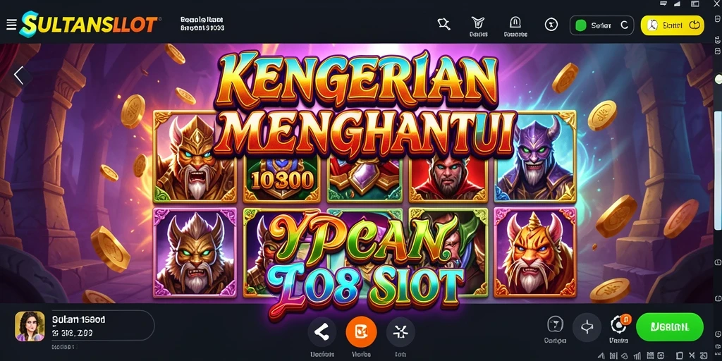Tangkapan layar SULTANSLOT menampilkan suasana permainan slot yang mencekam dan menegangkan.