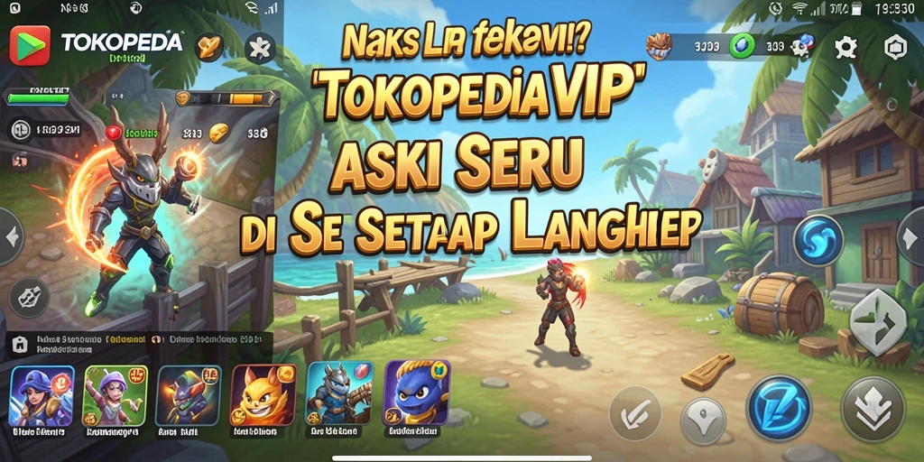 Tampilan gameplay mendebarkan dalam <strong>TOKOPEDIAVIP</strong> yang penuh aksi.