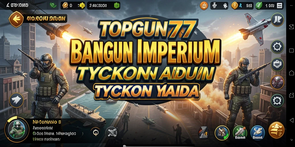 Tampilan menarik dari gameplay Tycoon di TOPGUN77 yang menunjukkan pengelolaan bisnis.