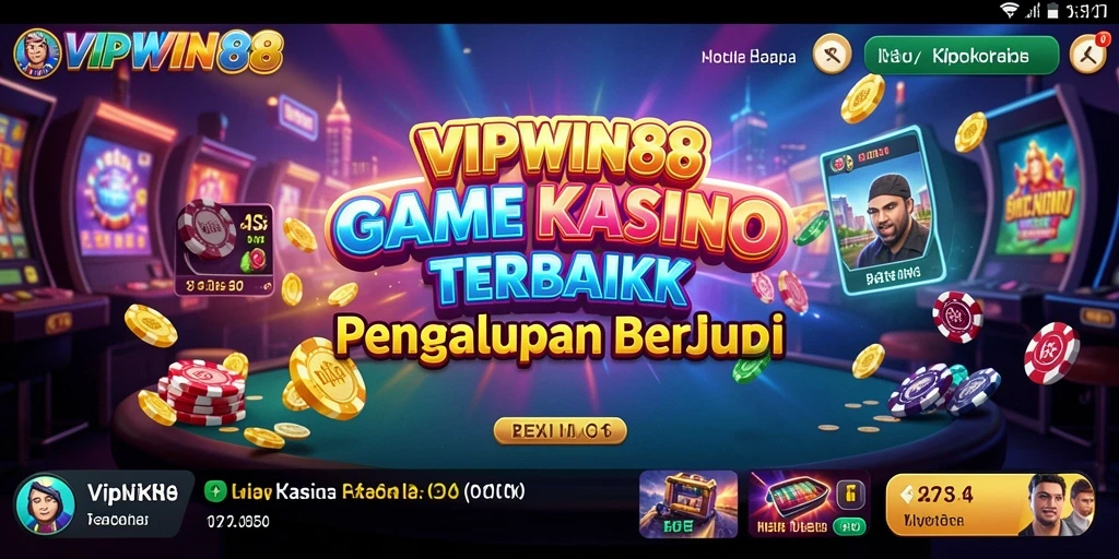 Tampilan gameplay kasino yang menarik dan interaktif.
