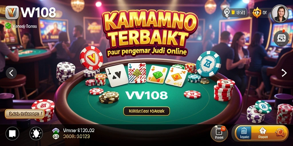Tangkapan layar gameplay VW108 menampilkan keseruan permainan Kasino.